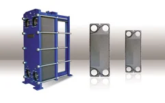 Arsopi-Thermal plate and frame heat exchanger with plates