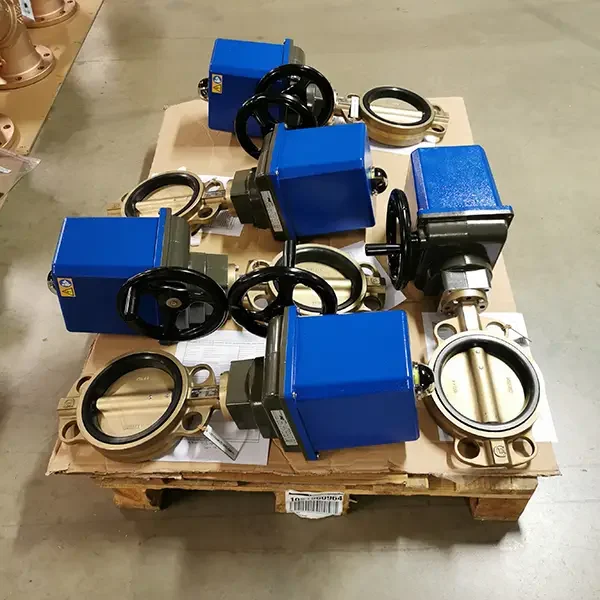 Actuated butterfly valves for Chang Hua Wind Farm