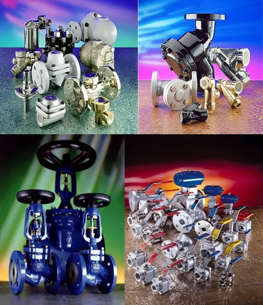 Spirax Sarco steam equipment: steam traps, valves and condensate equipment