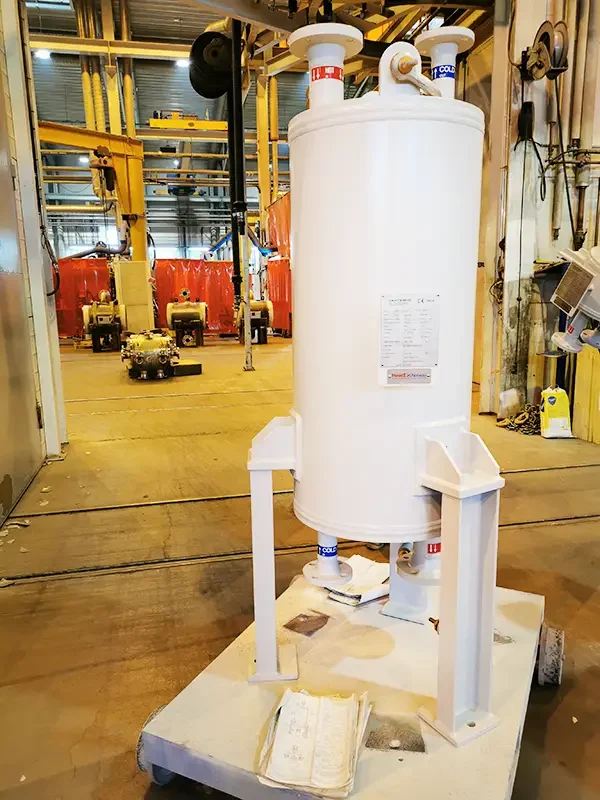 Second Plate & Shell heat exchanger for the MIDIA project