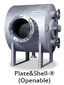 Vahterus Plate&Shell® (Openable) heat exchanger
